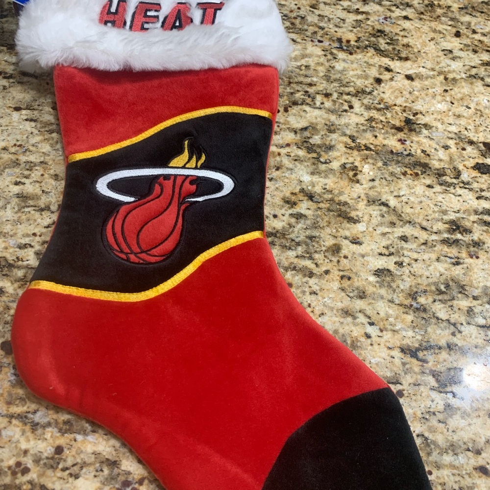Official Miami Heat Christmas Stocking, New